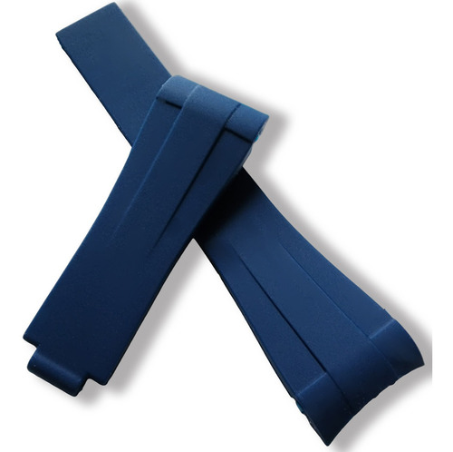 Correa Extensible Azul 20mm Sin Broche Compatible Rolex