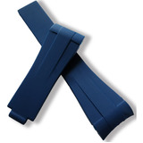 Correa Extensible Azul 20mm Sin Broche Compatible Rolex