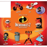 Lote 9 Figuras Los Increibles 2 De Mcdonalds