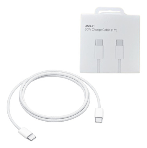 Cabo Recarga 60w Conector Usb-c 1m Original Para iPhone 15