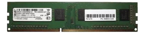 Memória Ram Smart Para Pc Ddr3 4gb