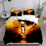 Juego De Ropa De Cama Dragon Ball Funda De Almohada Son Goku