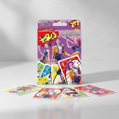 F/. Juego Cartas Uno Guerras Kpop Demon Hunters ~ .f
