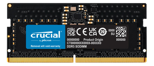 Memoria Ram Crucial 16gb Ddr5 5200 Sodimm Notebook