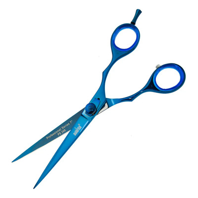 Tijera Profesional Aashta 7 Ps-248 Estilista, Barber Azul | Meses sin interés