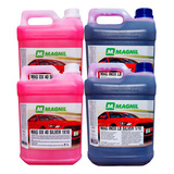 Kit Com 2 Desengraxante Metasil + 2 Limpa Baú Ativado - 5 L