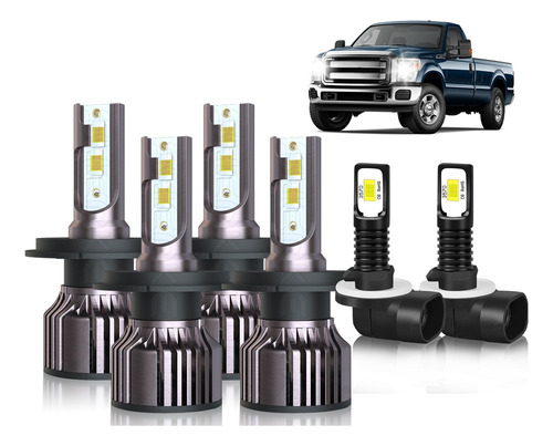 11000lm Kit De Faros Led Luz Alta Y Baja Hyundai Series