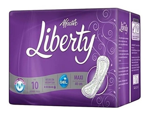 Toallas Incontinencia Femenina Liberty Maxi 6/10 Paq=60 Pz