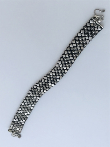 Antiga Pulseira De Prata 925 - 36 Gr - 18 Cm