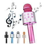 Karaoke Micrófono Conector Bluetooth 3,5 Mm Recargable