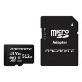 Tarjeta Memoria Microsdxc 512 Gb Con Adaptador A1 Uhs I U3 V