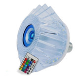 Foco Bocina Reproductor Luces Rgb Led 26w Con Control Remoto