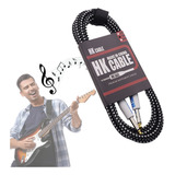 Cable Instrumento De Guitarra Eléctrica Bajo 5 Metros
