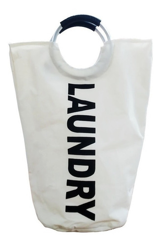 Cesto Bolsa Con Asa Canasto Laundry Chic Ropa Tela Plegable 