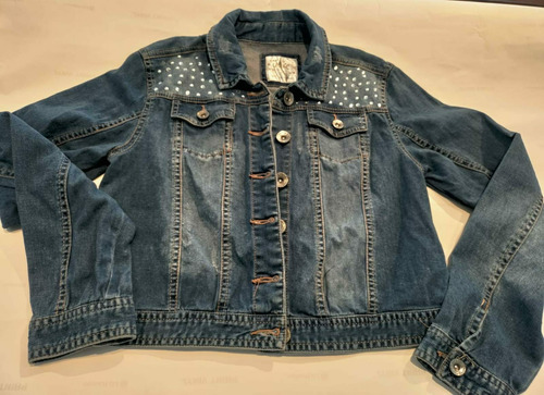 Campera Jean Justice C/brillitos Nena Talle 14