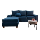 Sillon Sofa Cama 3 Cuerpos Diseño En Chenille Malaga Living