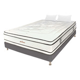 Combo Pocket Semidoble Infinity + Base Cama + Almohadas