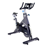 Bicicleta Spinning Indoor Fitness Rueda 18 Kg Peso Max 140kg Color Negro