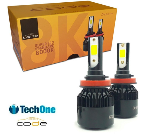 Kit Super Led Techone 12v 24v H1 H3 H4 H7 H8 H11 Hb3 Hb4 H27