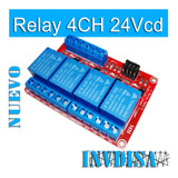 Modulo De 4 Canales Relevadores 24v Arduino Pic