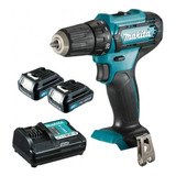 Taladro Atornillador Inalámbrico De 10mm Makita Df333dwye 12v + Accesorio Con Maletín De Transporte 110v/220v