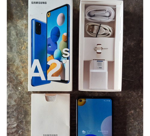 Samsung Galaxy A21s 128gb Color Azul, Poco Uso, Unico Dueño
