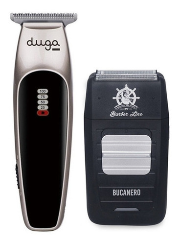 Afeitadora Bucanero Eurostil + Maquina De Corte Duga 406 Kit