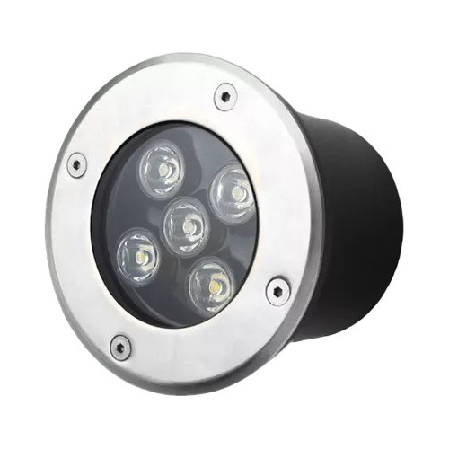 Balizador De Chão Led 5w Luz Branco Frio