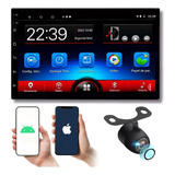 Central Multimidia Carplay 7pol Slim 2din Android 13 Usb Cam