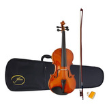 Violino Alan 3/4 Al-1410 Completo Cor Marrom-escuro