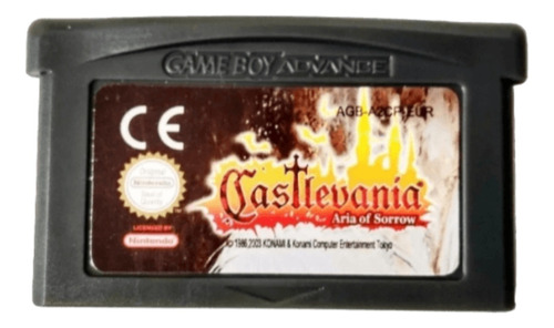 Castlevania Aria Of Sor Compatible Con Gameboy Advance Nuevo