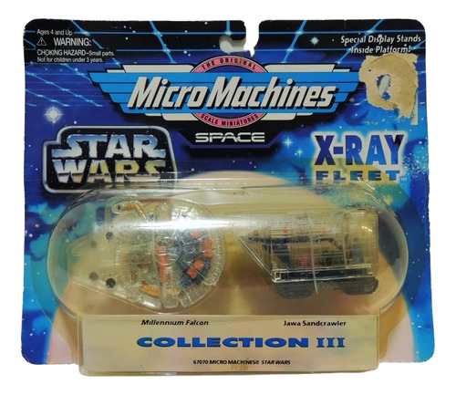 Micro Machines Rayo X Naves Millennium Falcon Y Sandcrawler!