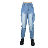 Jeans Mujer Joggers Cargo  Modelo 2