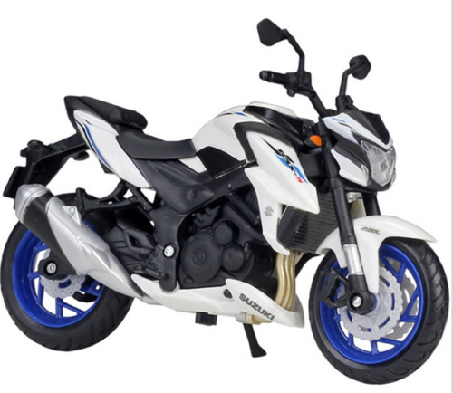 Maisto Suzuki Gsx-s750 Abs 1/18 Blanco Modelo Fundido A Troq