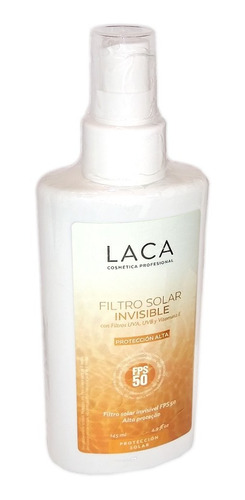 Filtro Solar Invisible Fps 50 Laca Oil Free Vitamina E