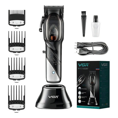 Maquina Para Cortar Cabello Pelo Vgr V-002 Motor Magnético Color Negro | Envío gratis