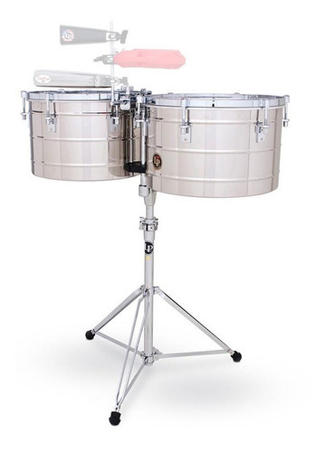 Timbales Lp Tito Puente 15 - 16 Cromados Lp258-s