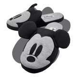 Pantufa Mickey Mouse Chinelo De Quarto Forrado Quentinho