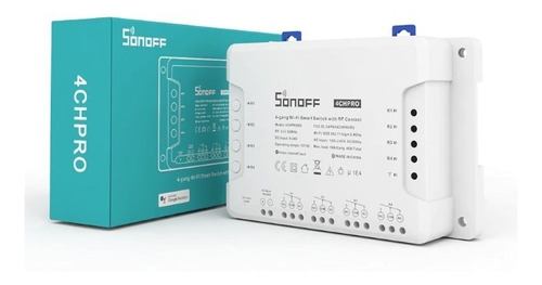 Sonoff 4ch R2 Pro Interruptor Wifi Rf 4 Canales - Domotica 