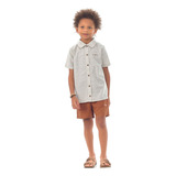 Conjunto Infantil Menino Verão Florença Linho Angerô