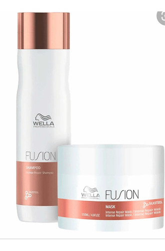 Shampo+mascarilla Wella Fusion Kit Reparación