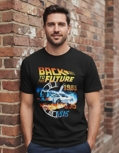 Camiseta Estampa Vintage De Volta Ao Futuro Back To Future | Parcelamento sem juros