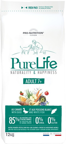 Pro-nutrition Pure Life Adulto 7+ 12kg