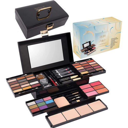 Kit Completo De Maquillaje Profesional De 58 Colores Para Mu