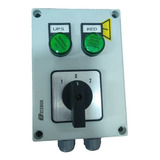 Transferencia Manual Selector De 63a 1-0-2 En Caja Cableado