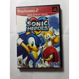 Jogo Playstation 2 Sonic Heróis