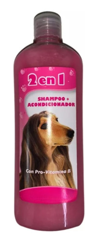 Shampoo + Acondicionador 2en1 500ml Porta Perros Mascotas