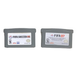 Fita Game Boy Advance  Fifa 07 + Fifa Soccer 06 - Usado