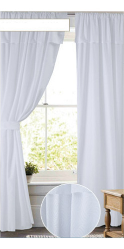 Cortinas Ambiente Voile Bandeaux Agarraderas Envio Gratis 