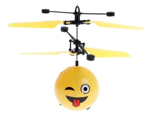 Brinquedo Mini Smile Helicóptero Sensor Recarregável